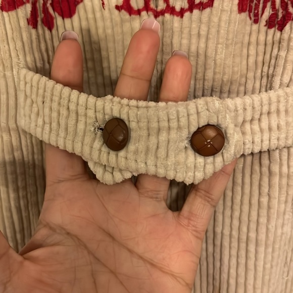 Corduroy Blazer with Painted Back Panel and Open Hem - Picture 4 of 8